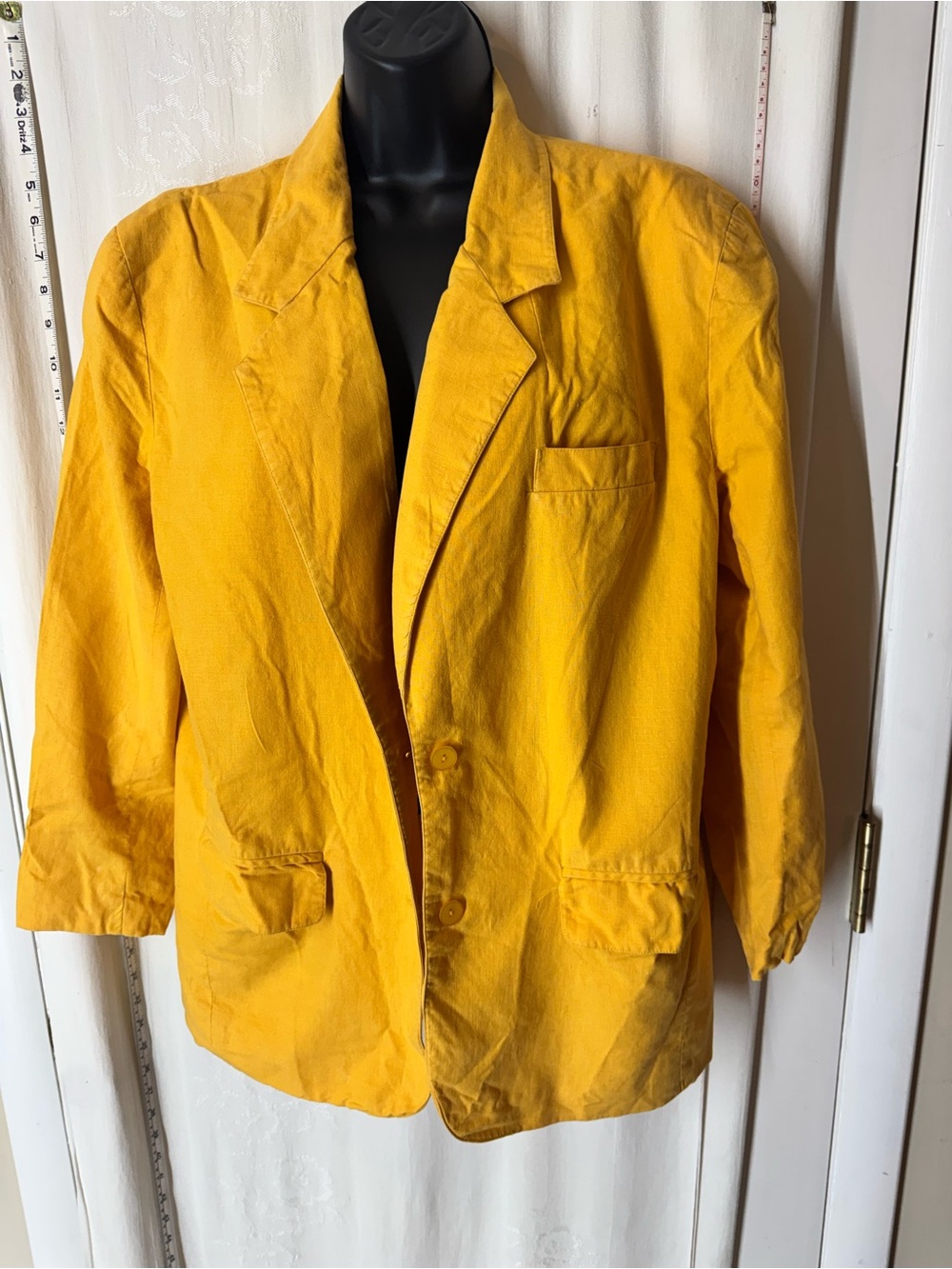 Vintage Adam Douglass Yellow Blazer